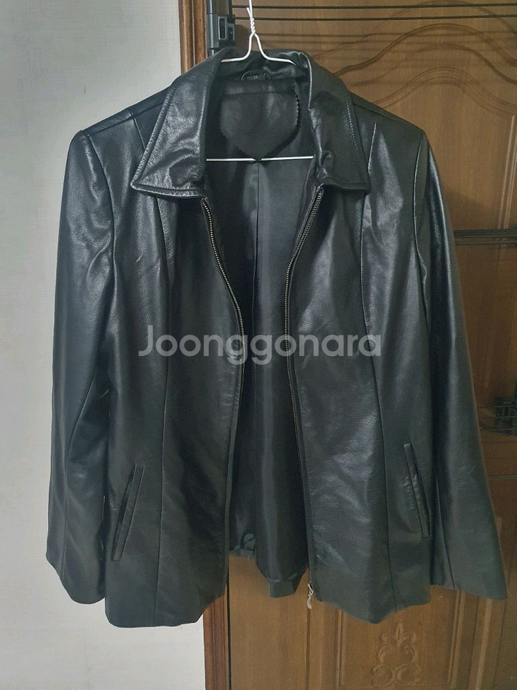 소가죽 라이더자켓 66사이즈--0