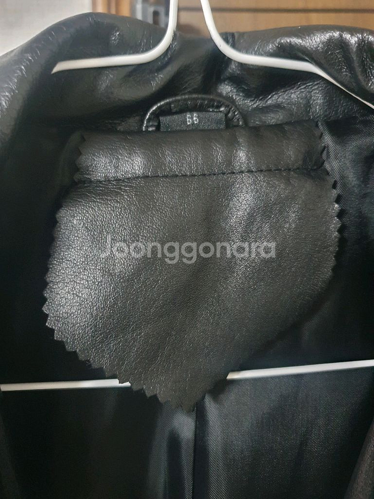 소가죽 라이더자켓 66사이즈--2