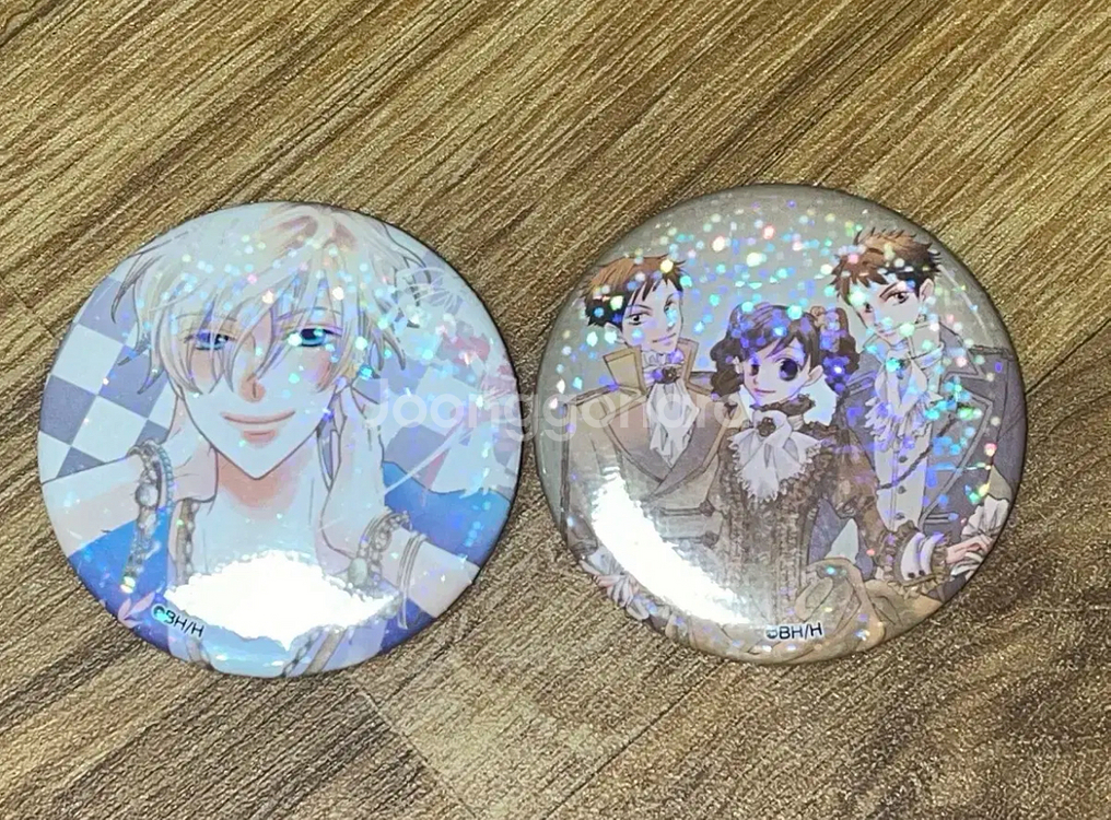 오란고교 캔뱃지 핀버튼 양도--0