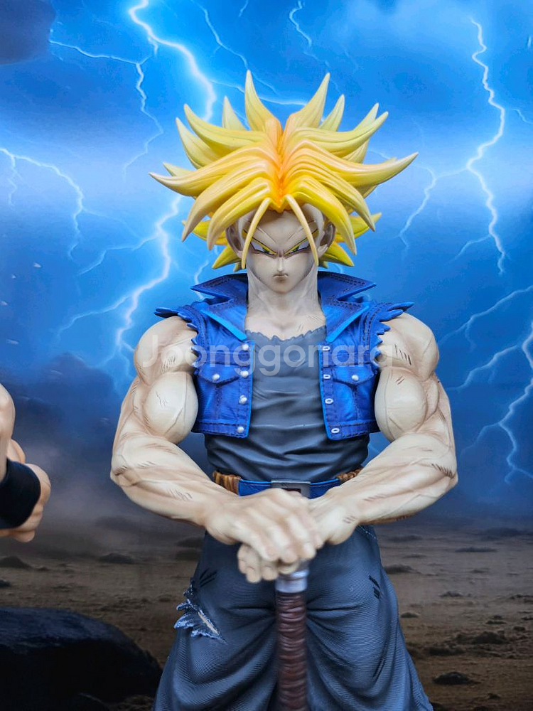 드래곤볼 1/6 트랭크스 레진 피규어 팝니다.--0