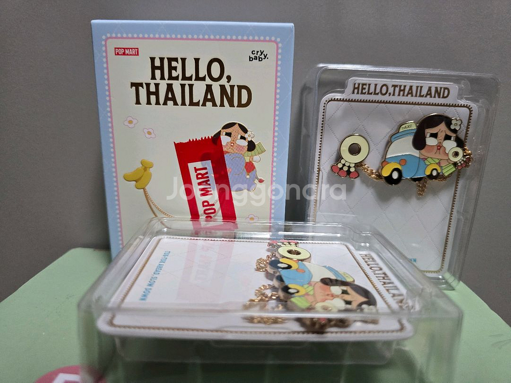 팝마트 Hello Thailand 태국한정 핀뱃지 새상품--0