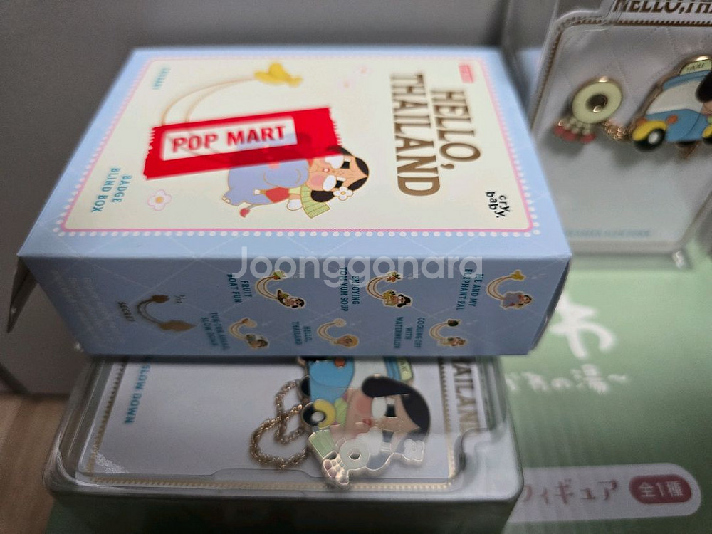 팝마트 Hello Thailand 태국한정 핀뱃지 새상품--2