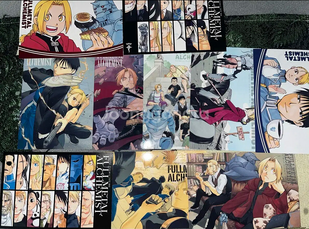 강철의 연금술사 20주년 카페엽서세트 양도--0