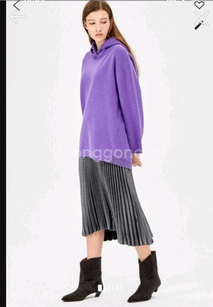 시스템 후드니트 +나시원피스 세트--8