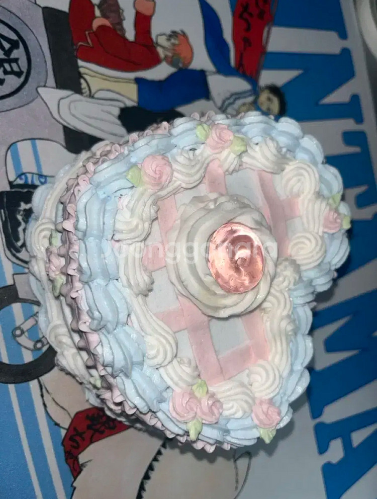 레진 하트 케이크 보석함 소품함 양도--1