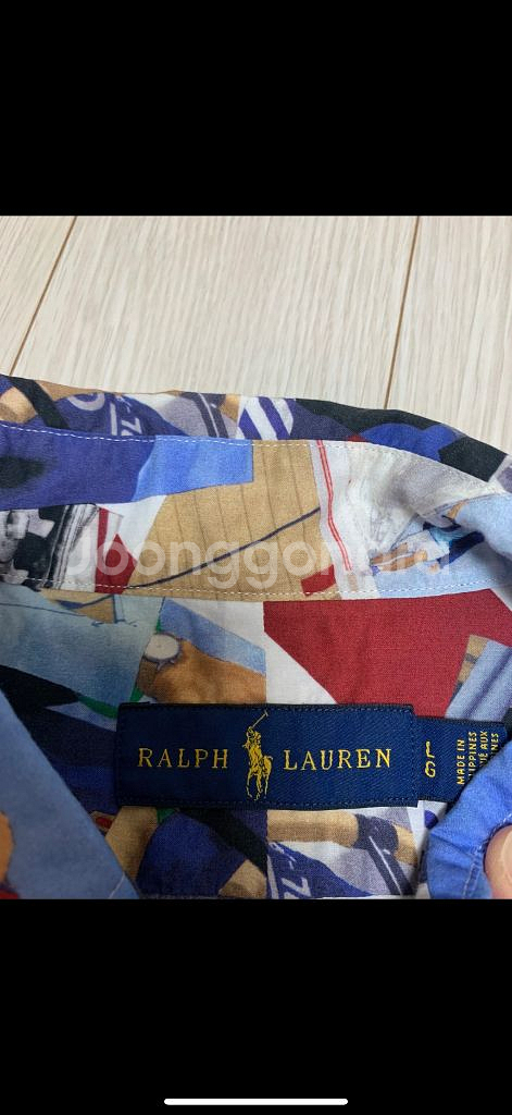 폴로 랄프로렌 패턴 셔츠--2