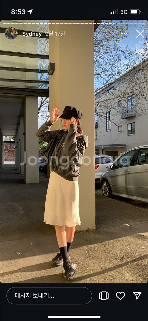 farven 파르벵 딥 브이넥 원피스 m--1