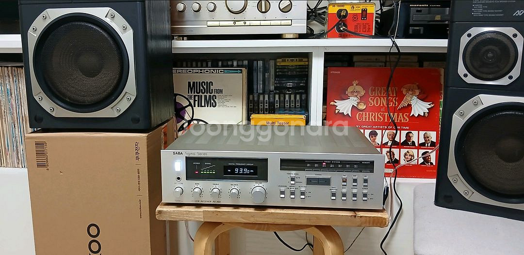 사바 리시버+스피커 세트--1