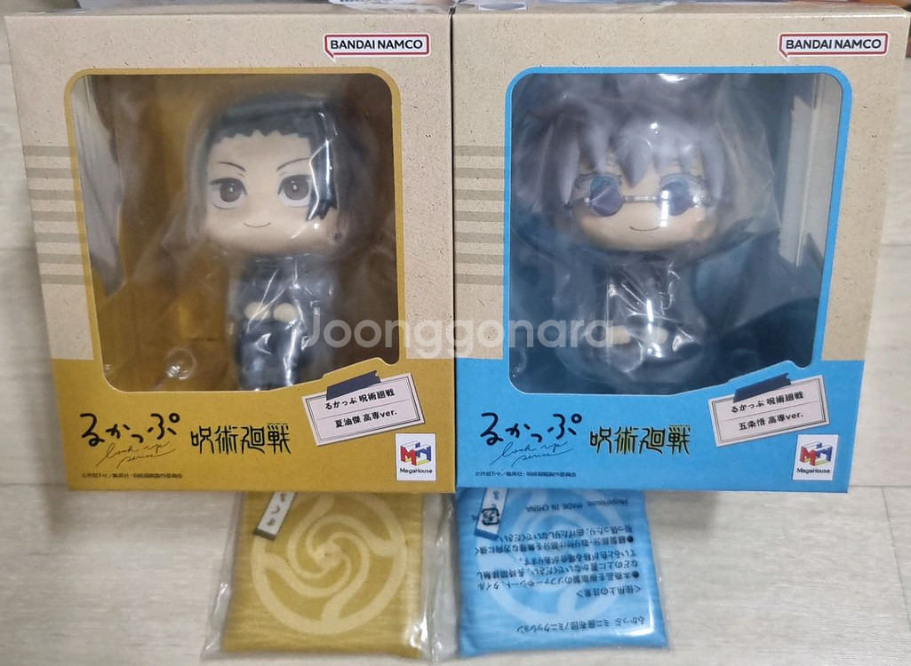 메가하우스 주술회전 고죠 사토루 게토 스구루 룩업 방석 특전포함--0