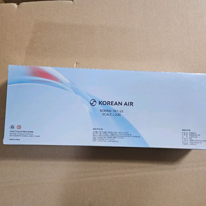 대한항공 B787-10 모형비행기(1:200scale) 미개봉 새제품 판매합니다. 이미지