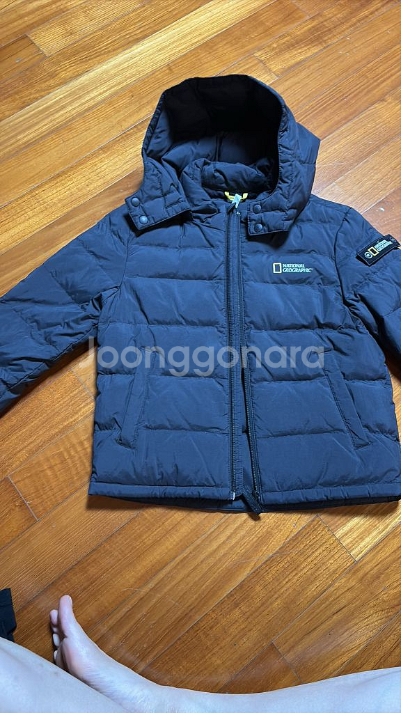 내셔널지오그래픽 키즈 패딩점퍼 130--0