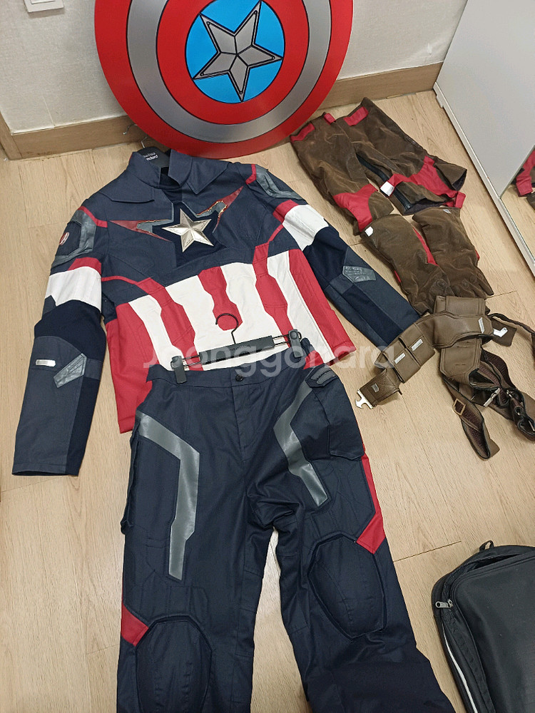 마블 캡틴아메리카 코스튬 풀세트 (원하는 가격 거래)--0
