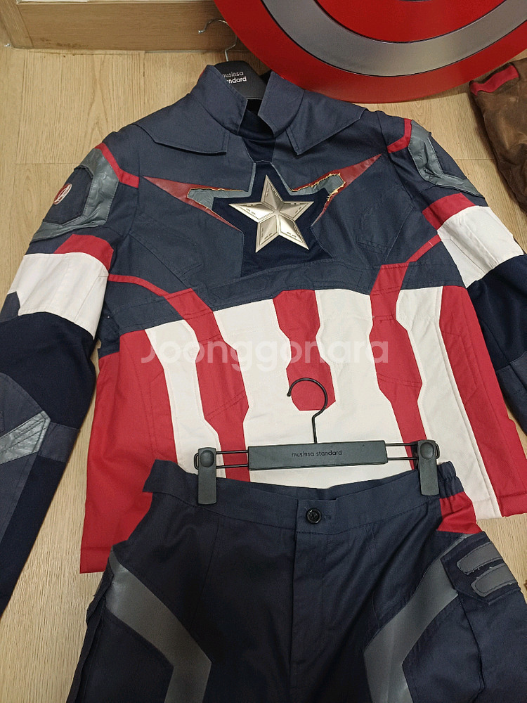 마블 캡틴아메리카 코스튬 풀세트 (원하는 가격 거래)--1