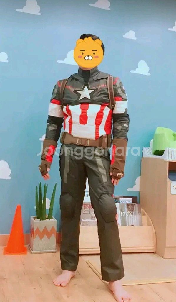 마블 캡틴아메리카 코스튬 풀세트 (원하는 가격 거래)--5