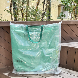 (직거래)스타벅스 프리퀀시 증정품 와이드 폴딩체어 그린