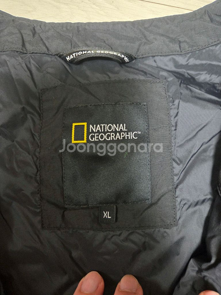 내셔널지오그래픽 경량 패딩점퍼--1