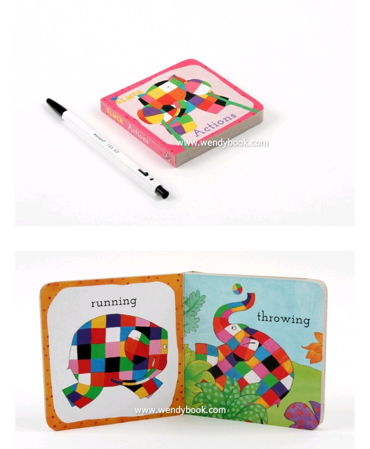 Elmer 코끼리 엘머 영어 미니 보드북 이미지