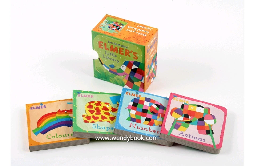 Elmer 코끼리 엘머 영어 미니 보드북 이미지