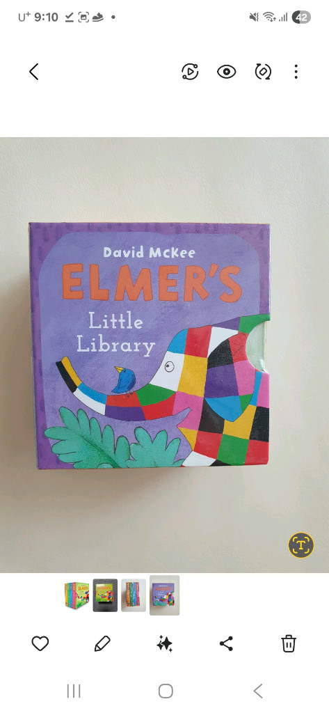 Elmer 코끼리 엘머 영어 미니 보드북 이미지