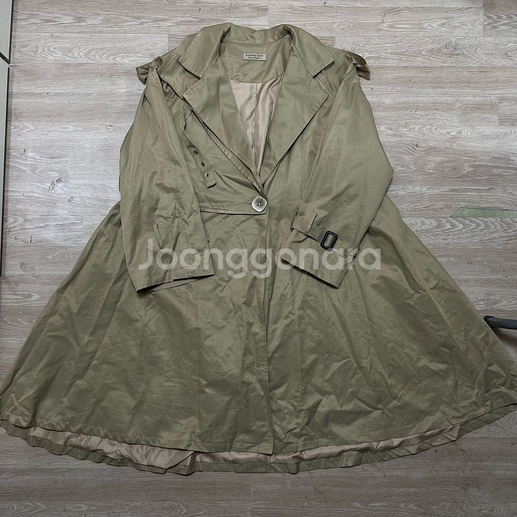 버버리 런던 여성 A라인 플레어 트렌치 코트 [베이지] M/95--0