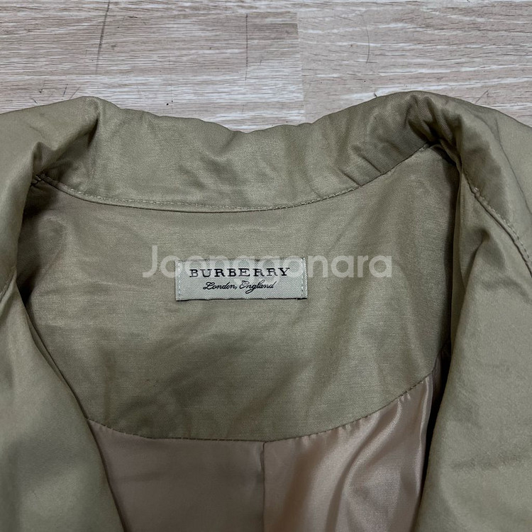 버버리 런던 여성 A라인 플레어 트렌치 코트 [베이지] M/95--3