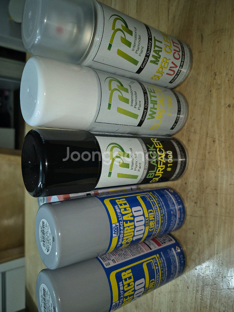 프라모델전용*스프레이페인트(중고~사용제품)타미야외스프레이페인트11종*일괄판매 ~헤이리영웅--2