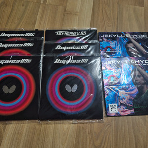 탁구 러버 테너지 등 팝니다.