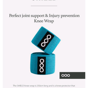 쉴드 무릎보호대(2개세트)1회 사용/새거나 마찬가지!