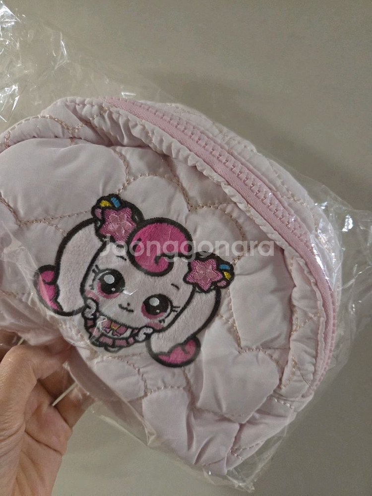 새상품) 구달 캐치 티니핑 하츄핑 핑크 파우치 미사용--0