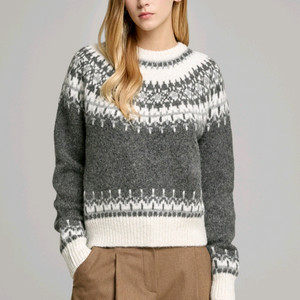 (새제품) 한섬 클럽모나코 노르딕 스웨터 니트