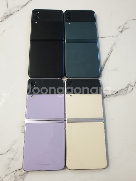 판매 갤럭시Z플립3 색상 공기계 업무폰 F711 중고폰--1