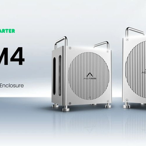 Acasis 맥미니 m4 허브 케이스 거치대 (40Gbps 듀얼 NVMe)