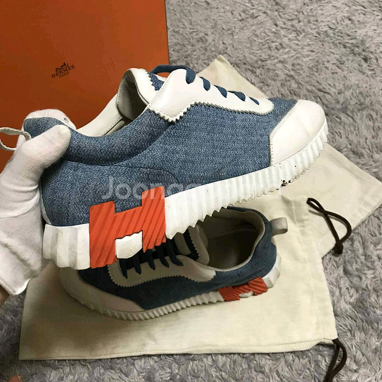 {클로젯[41][풀구성]에르메스 바운싱 데님 스니커즈--2