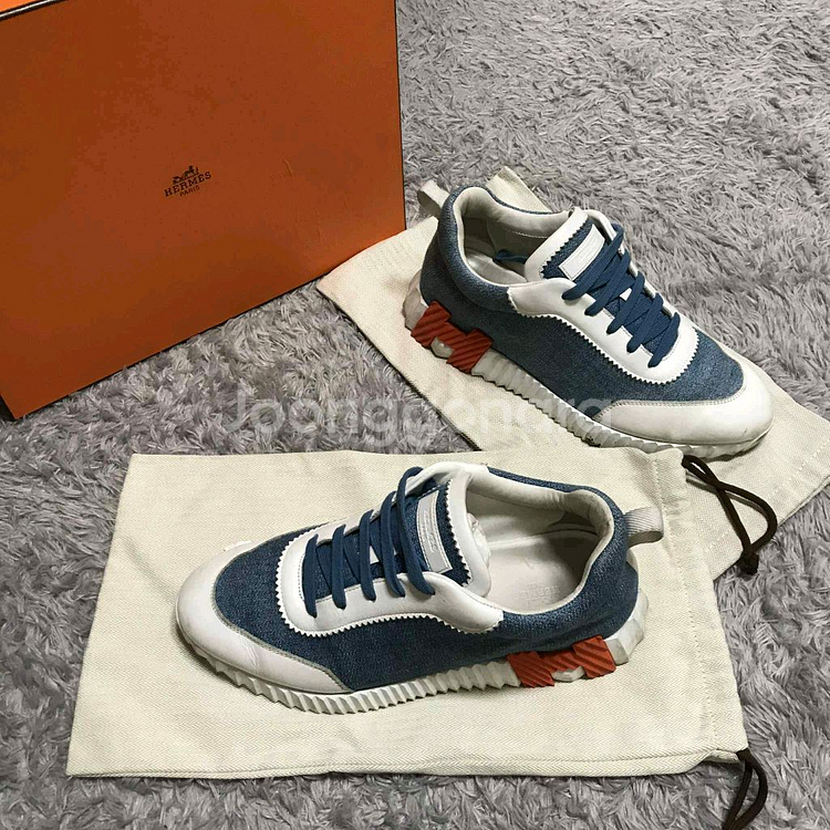 {클로젯[41][풀구성]에르메스 바운싱 데님 스니커즈--0