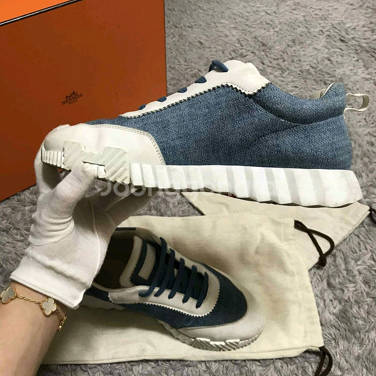 {클로젯[41][풀구성]에르메스 바운싱 데님 스니커즈--4