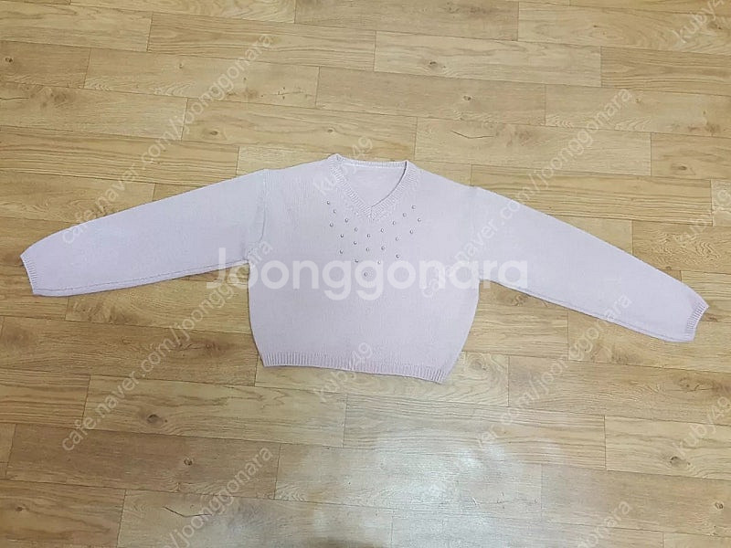 미착용)진주장식 크롭 여성 니트 55-66--1