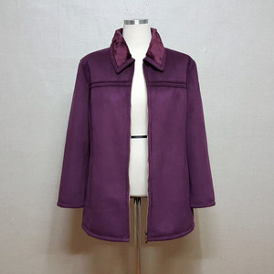 레인보우 여성 인조 무스탕 자켓 66 새것수준