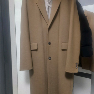 TIME 타임옴므 21FW 브라운 롱코트 105사이즈