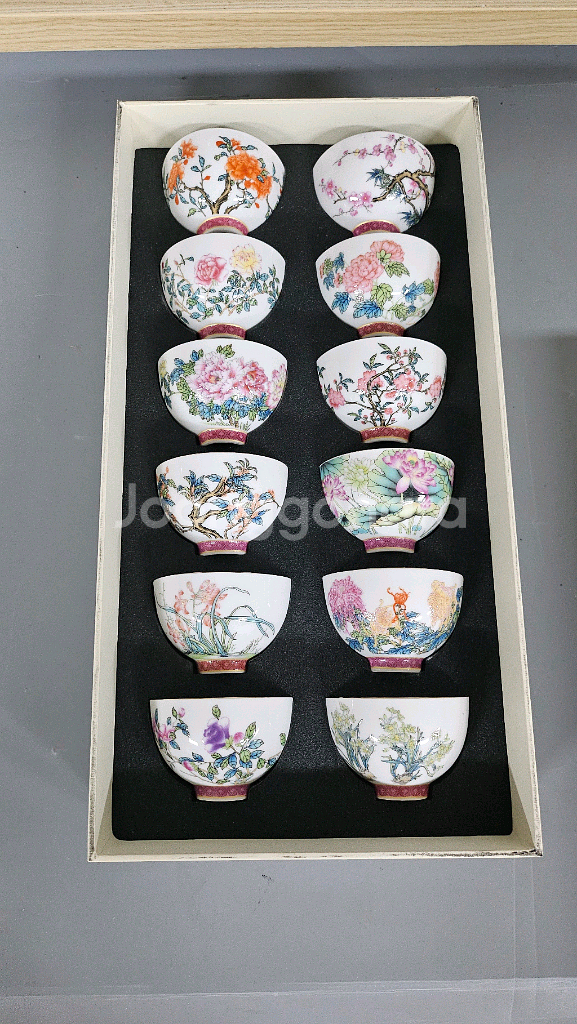 중국 화기자개 10종 세트--0