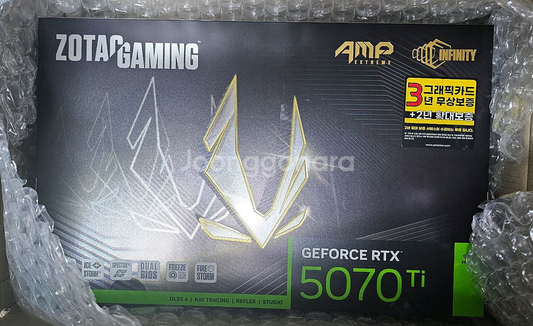 조텍 RTX 5070Ti AMP 새제품--0
