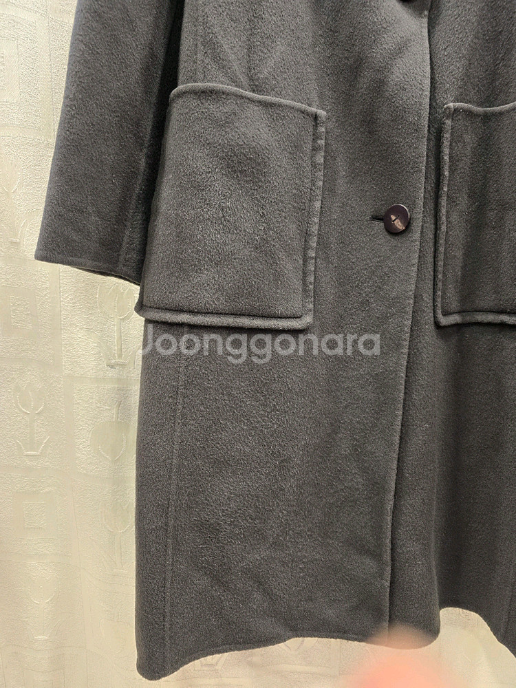 한섬 시스템 SYSTEM 모 캐시미어 혼방 롱 코트 55~66--3