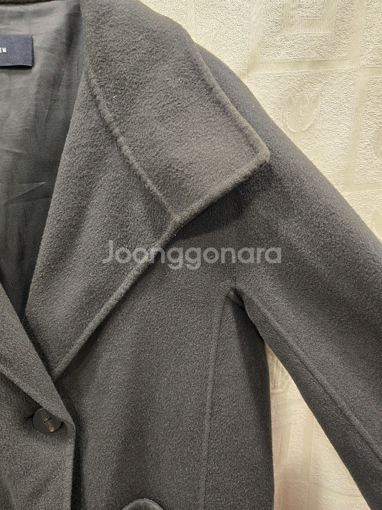 한섬 시스템 SYSTEM 모 캐시미어 혼방 롱 코트 55~66--2