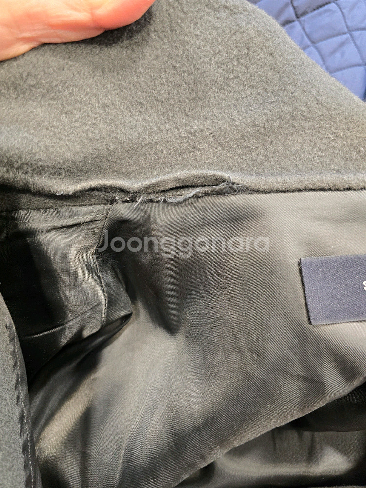 한섬 시스템 SYSTEM 모 캐시미어 혼방 롱 코트 55~66--8