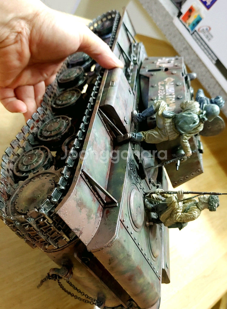 각종교신가능1:16대형프라모델2WWKV-1s에흐크라나미~정밀도색작*헤이리영웅--2