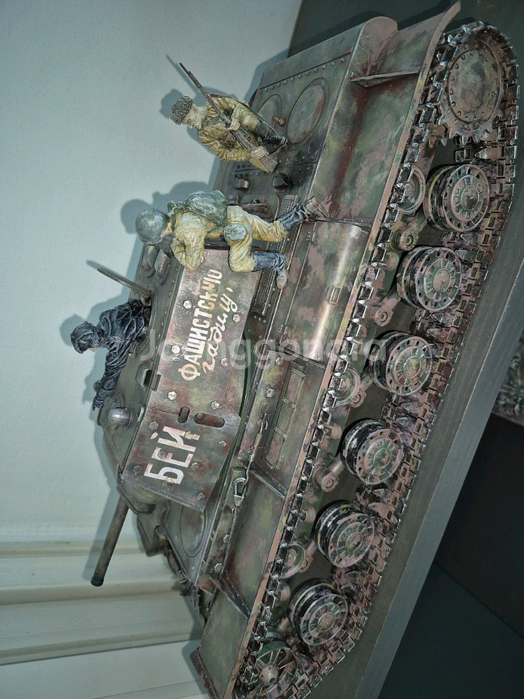 각종교신가능1:16대형프라모델2WWKV-1s에흐크라나미~정밀도색작*헤이리영웅--0