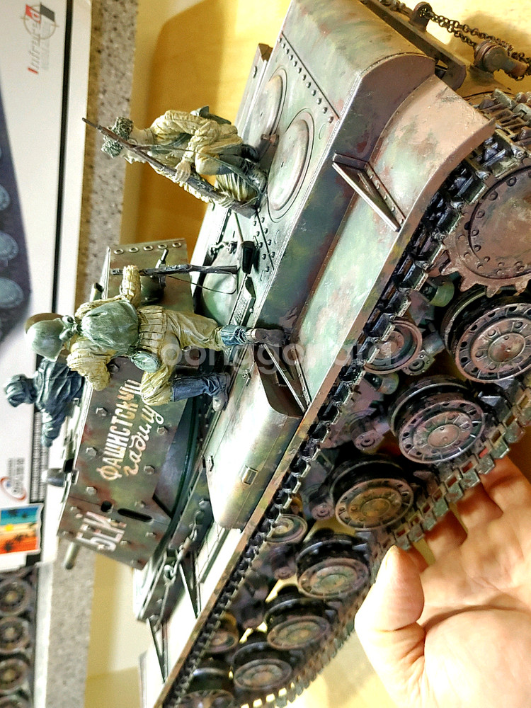 각종교신가능1:16대형프라모델2WWKV-1s에흐크라나미~정밀도색작*헤이리영웅--3