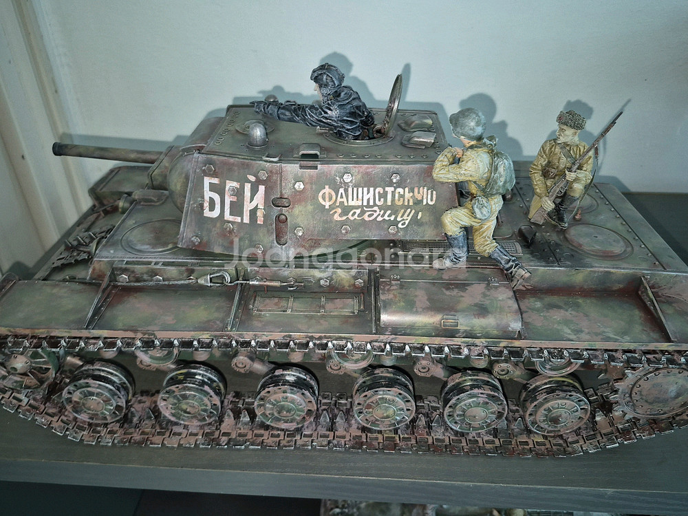 각종교신가능1:16대형프라모델2WWKV-1s에흐크라나미~정밀도색작*헤이리영웅--8