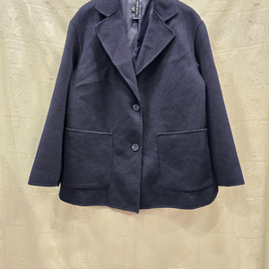 모르간 핸드메이드 네이비 숏 코트 55~66