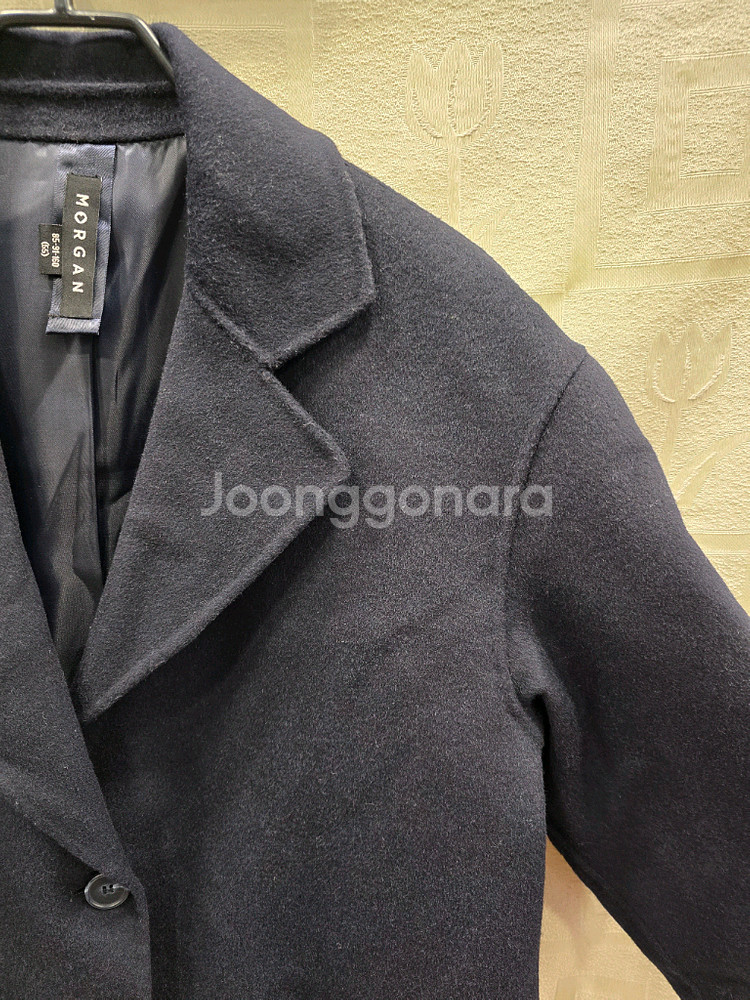 모르간 핸드메이드 네이비 숏 코트 55~66--2