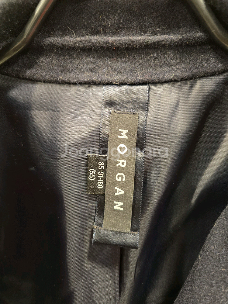 모르간 핸드메이드 네이비 숏 코트 55~66--6